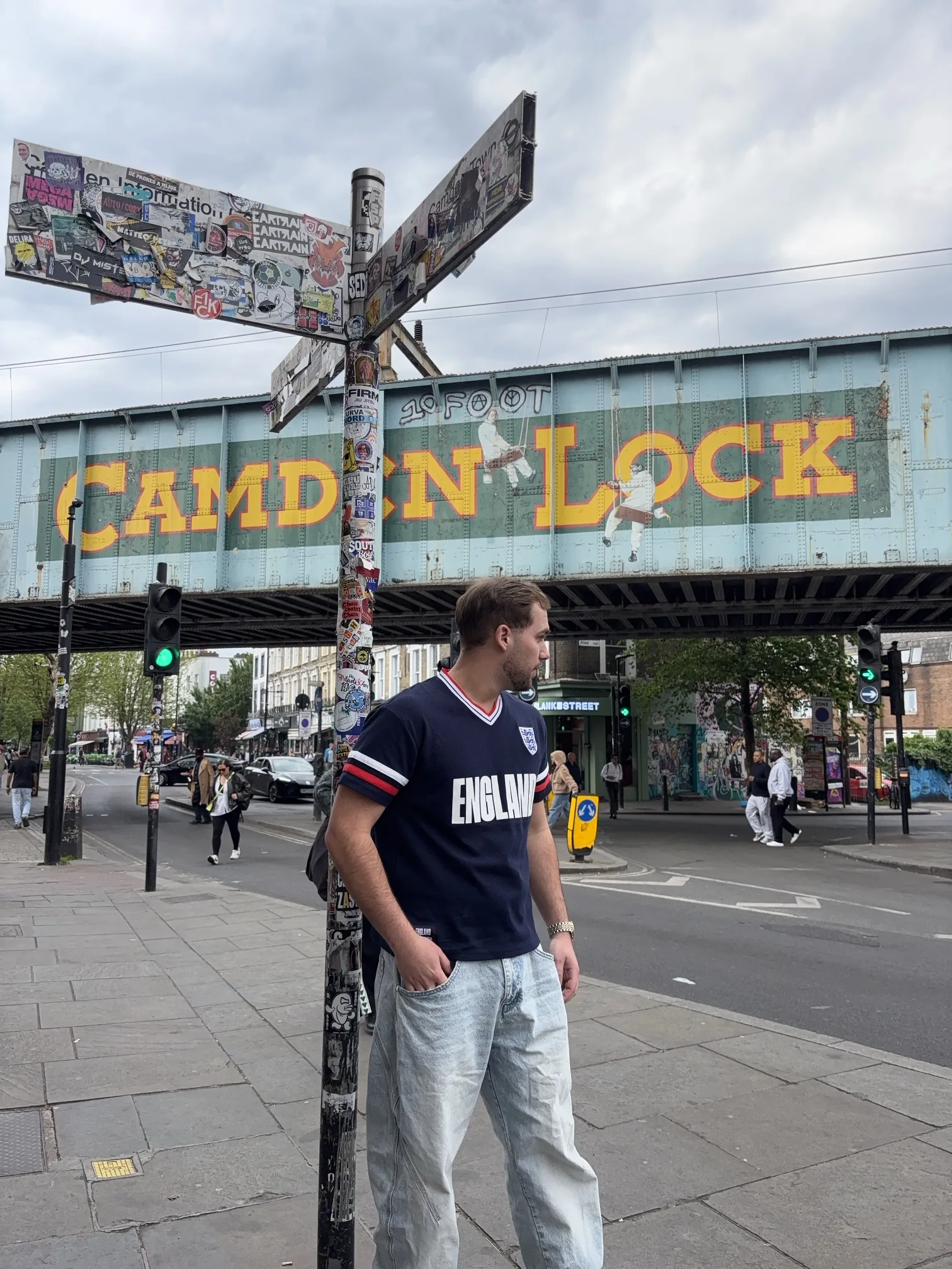 Valentín at Camden Lock, London.